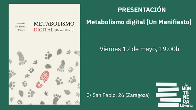 Presentación en la del libro 'Metabolismo digital [Un manifiesto]'
